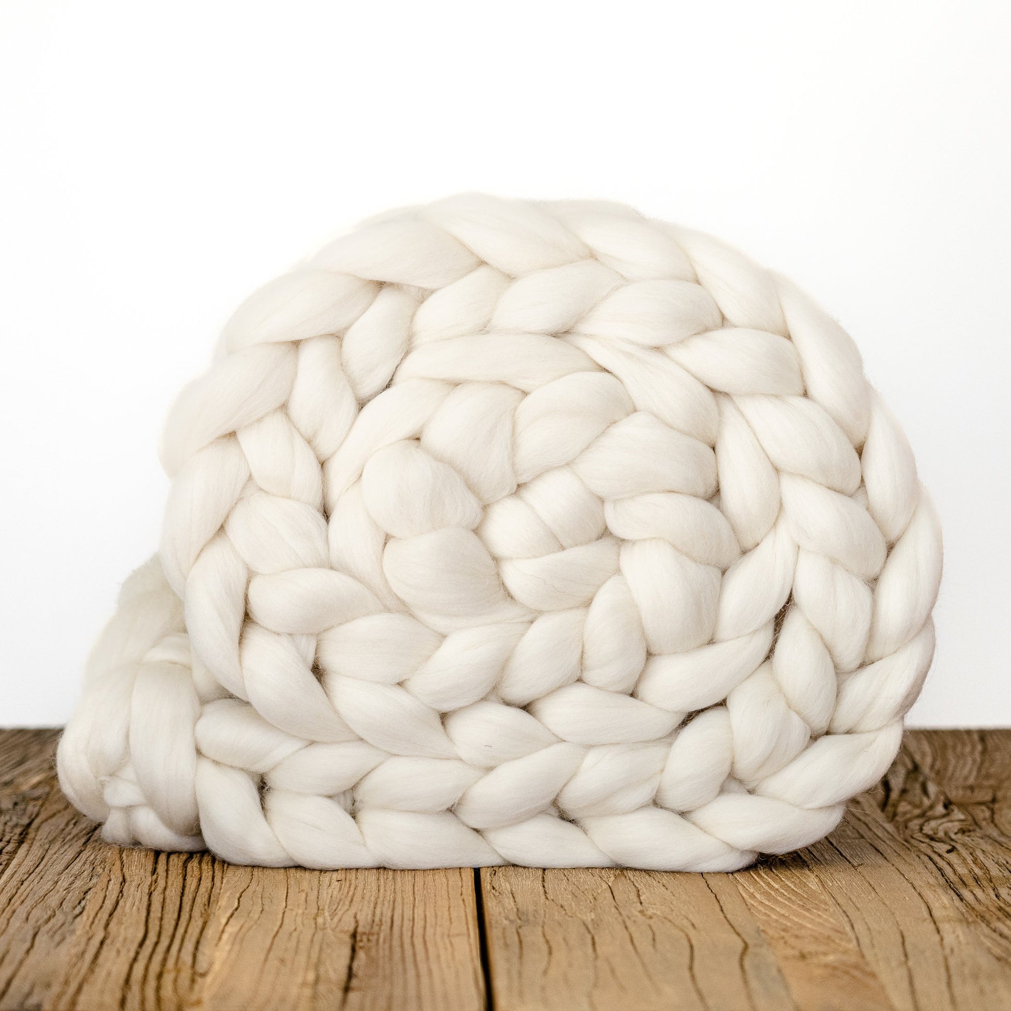 100% Merino wool Chunky blanket - Muskox