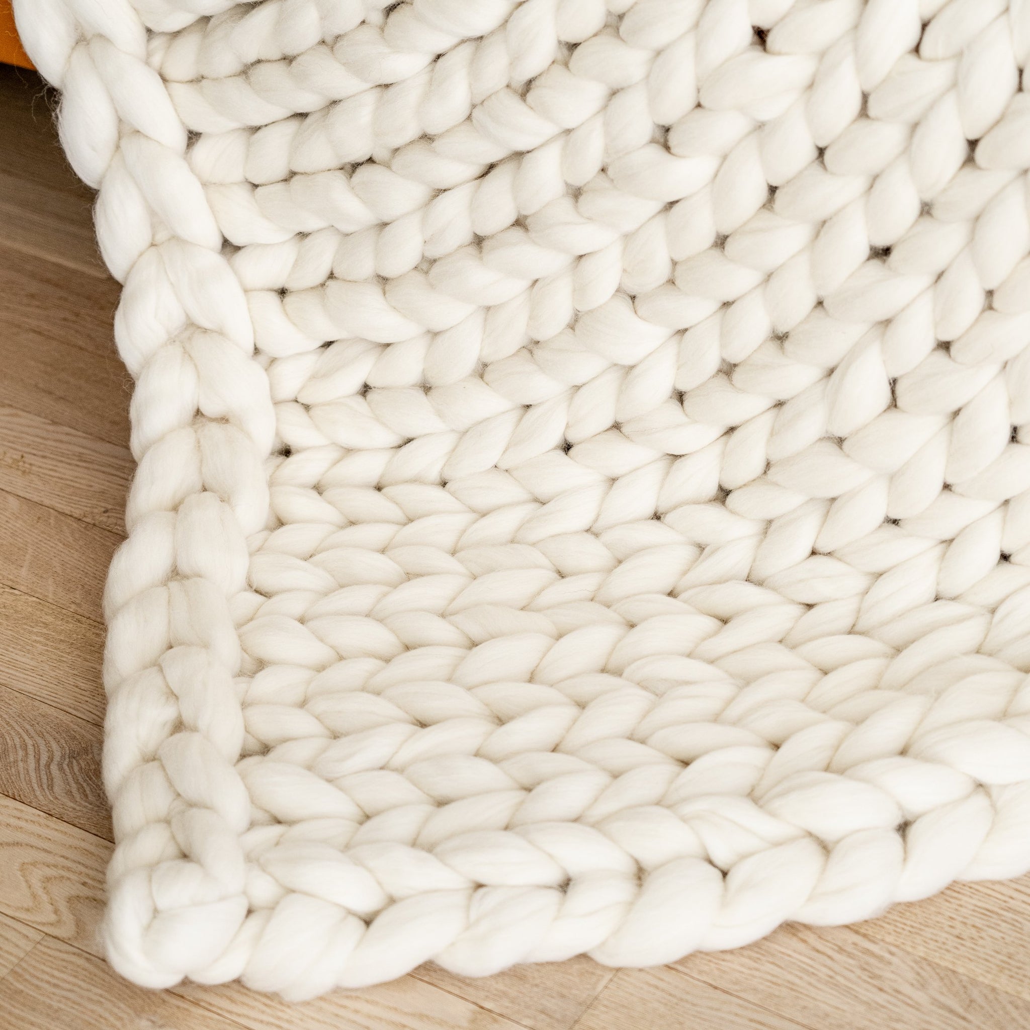 100% Merino wool Chunky blanket - Muskox