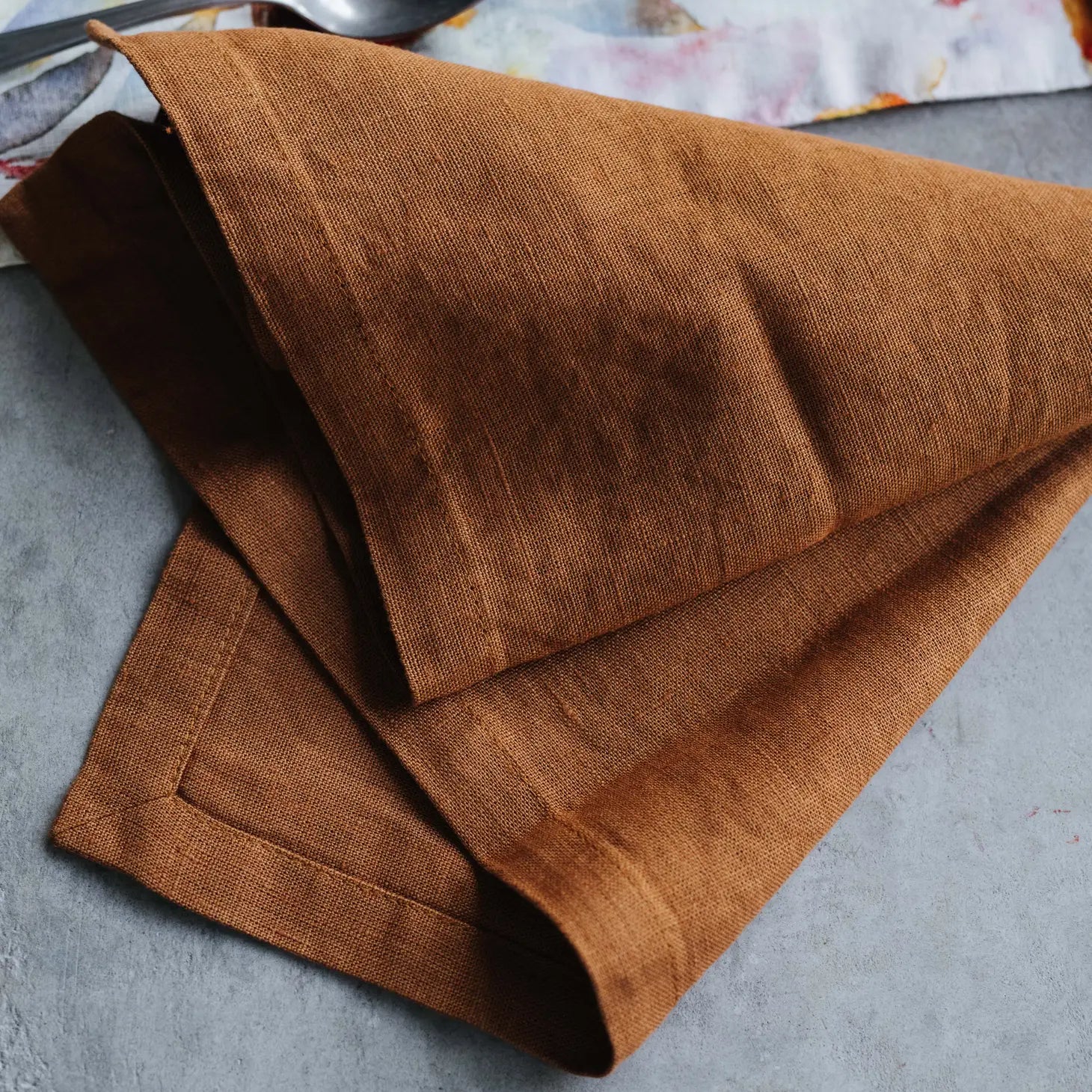 Linen napkins Hazelnut (set of 2)