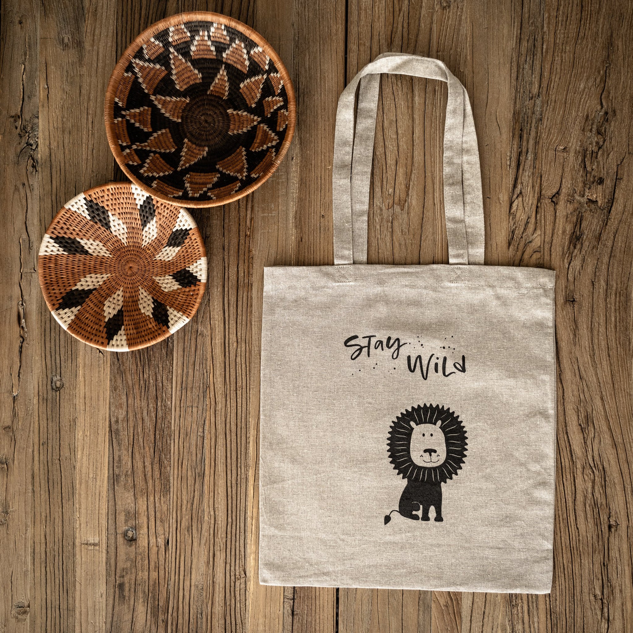 Stay Wild Recycled Cotton Tote Bag
